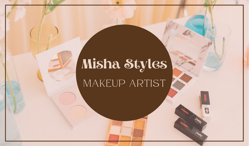 Makeup Artist Business Card Illustration